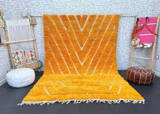 Tapis Boujad personnalisé : authentique tapis berbère marocain 300x200cm