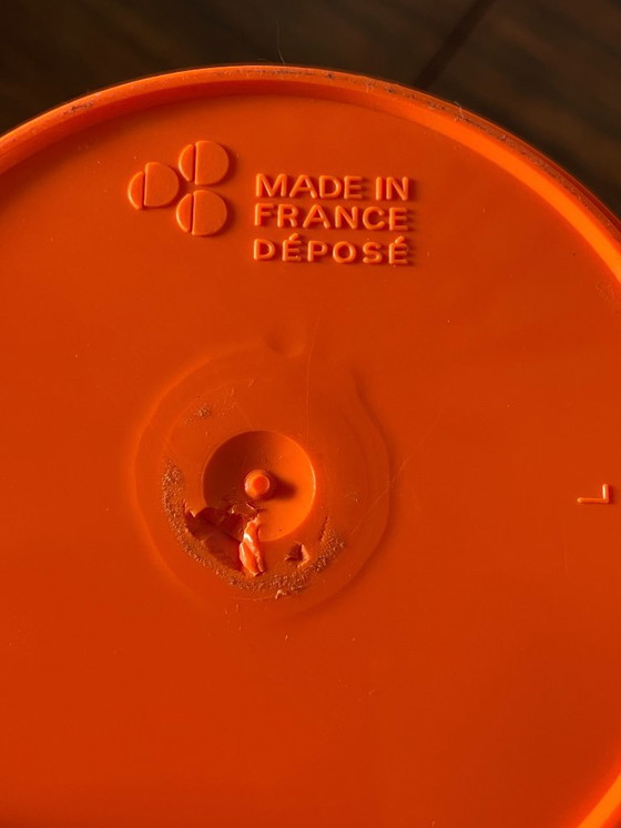 Image 1 of Vintage Franse sapserviesset uit de jaren 70, 9 stuks van Orangeade van Vitrac