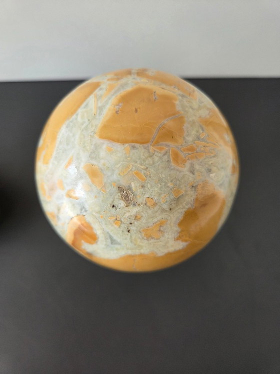 Image 1 of Natural stone ornament on base & Natural stone unique shape (Duo)