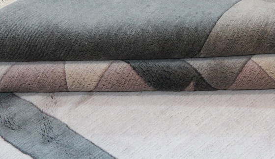 Original Modern Designer Highland Wool Rug Nepal 296 x 200 cm, Rugs & carpets, Beige (photo 7 of 8)