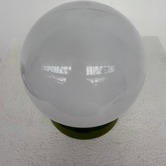 Image 1 of Decken-/Wandleuchte grün 60er/70er Jahre