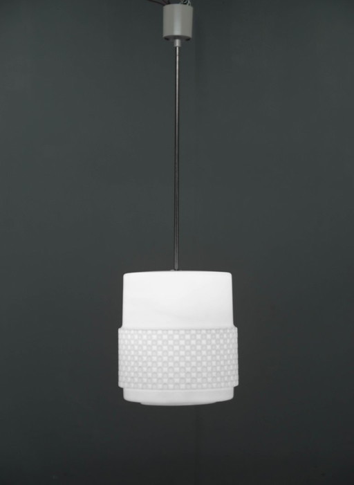 Mid-Century Opaline Glass Design Pendant, 1960s