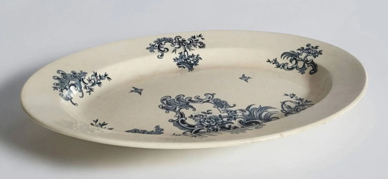 Plat ovale en faïence Boch BFK modèle Regent – Vaisselle, Porcelain, Art Nouveau (photo 2 of 7)