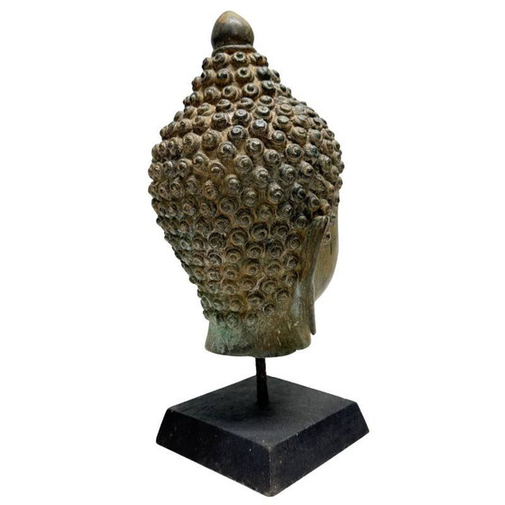 Testa di Buddha Antica in Bronzo – Thailandia – XIX Secolo – Lotto 452 – Sculture, Bronze (photo 4 of 8)