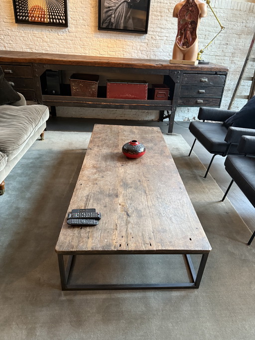 Studio Bakker Wood & Steel Coffee Table