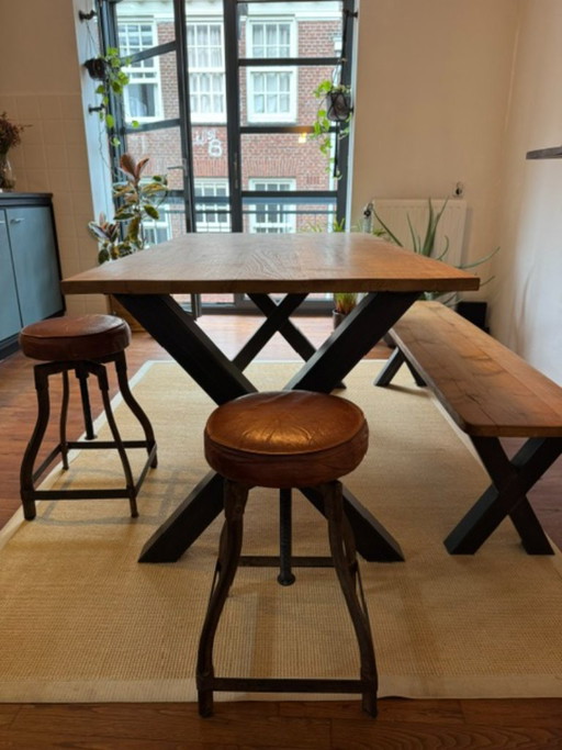 Table de Cuisine & Banc – eetkamerset, Wood (photo 2 of 7)