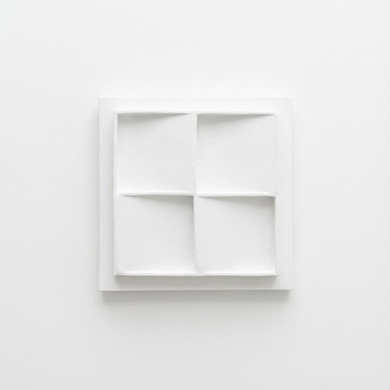 Image 1 of Triptyque de reliefs blancs dans le style Zero - Atelier Nul (Directement de l'artiste)