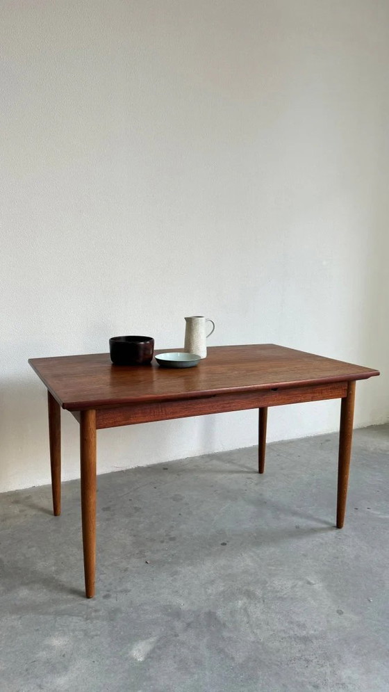 Image 1 of Vintage Danish Teak Dining Table, Extendable