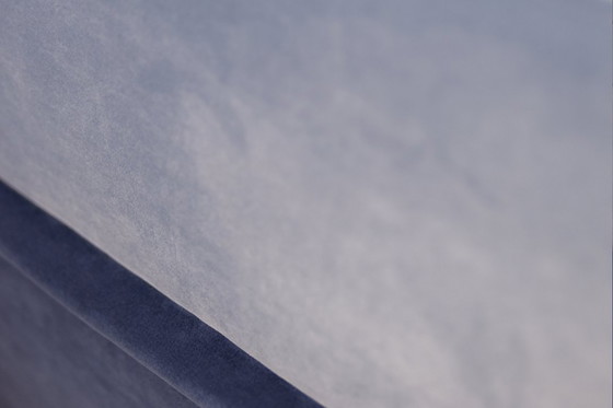 Image 1 of Vintage Mid-Century Scandinavian Modern Blue Velvet Living Room Set by Holm Fabriker AB, Set of 2, 1960s