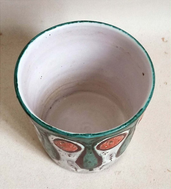 Image 1 of Vaso in ceramica Vallauris, anni '70, altezza 14,2 cm