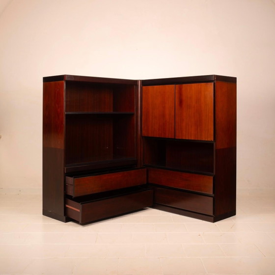 Angelo Mangiarotti Muebles Bar de Palisandro La Sorgente dei Mobili Mid Century – Mueble bar, Plastic (photo 10 of 27)