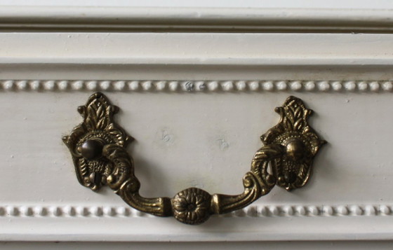 Console d’applique bipode de style Louis XVI en bois peint – Tables d'appoint, Wood (photo 5 of 7)