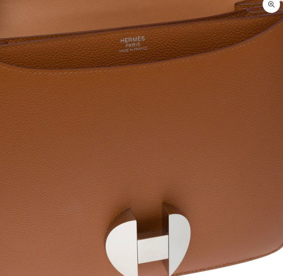 Image 1 of Borsa HERMES 2002 in cuoio dorato - 101272