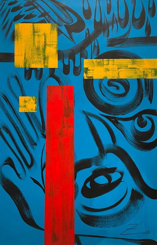 Danae HUERTA - Calma Humèda - Artist's Canvas