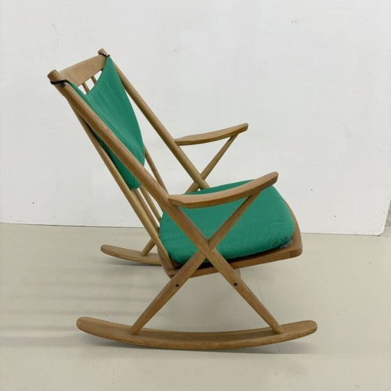 Frank Reenskaug Voor Bramin Schommelstoel Model 182 – Schommelstoelen, Wood (photo 5 of 14)
