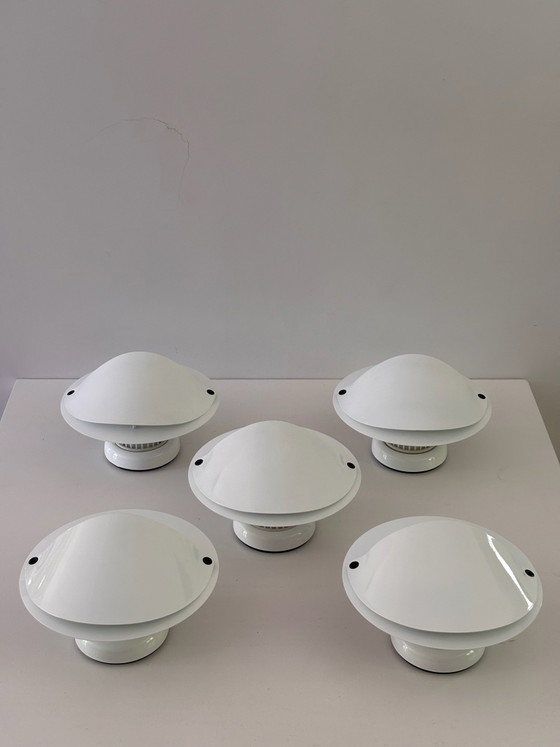 Giovi wandlamp van Achille Castiglioni voor Flos, 1982, wit gelakt metaal, vintage verzamelobject (photo 2 of 15)