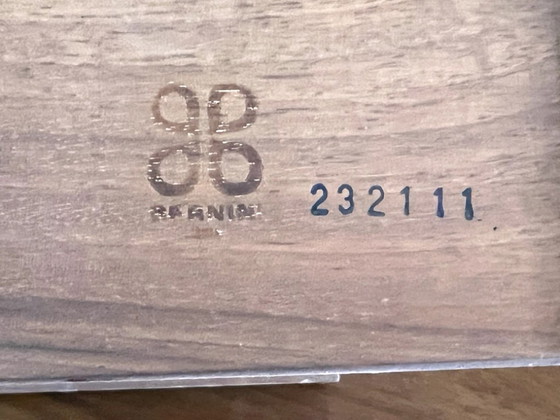 Image 1 of Walnut sideboard designed by Silvio Coppola for Bernini in the 1960s, an example of Made in Italy craftsmanship.