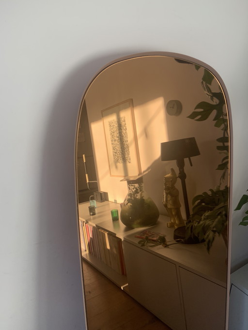 Muuto frames mirror large rose glass