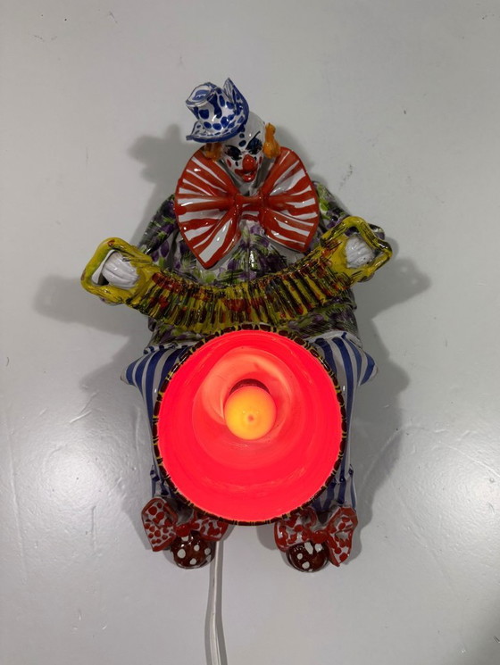 Applique in ceramica italiana Clown Anni '50 (photo 15 of 23)