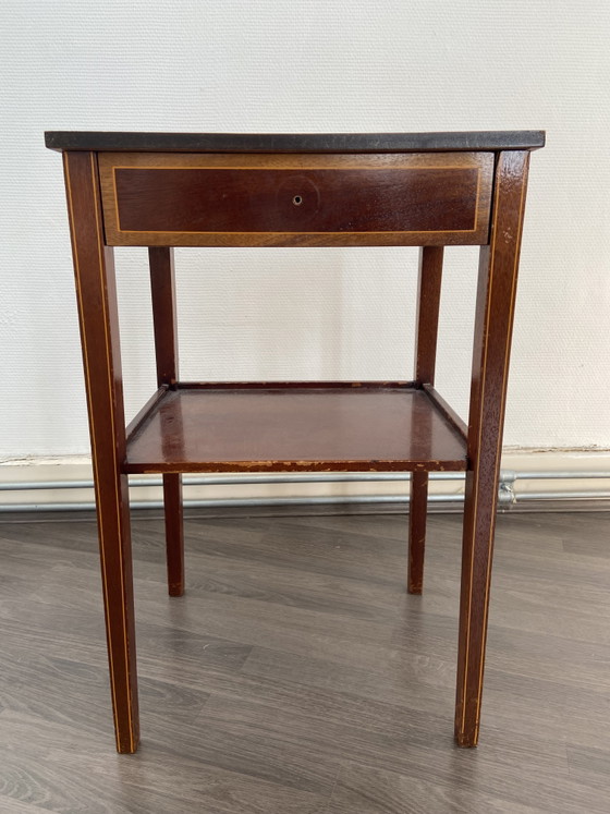 Table d’Appoint Ancienne Marquetée Style Directoire – Tables d'appoint, Wood (photo 6 of 10)