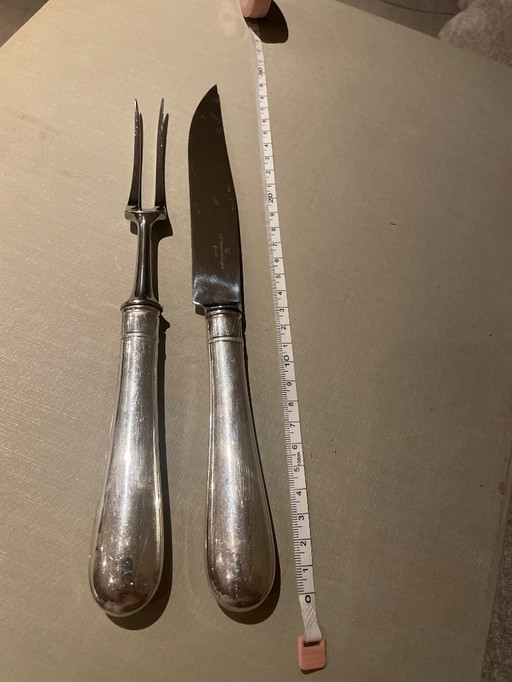 Van Kempen and begeer Dutch smooth cutlery 2 piece silver