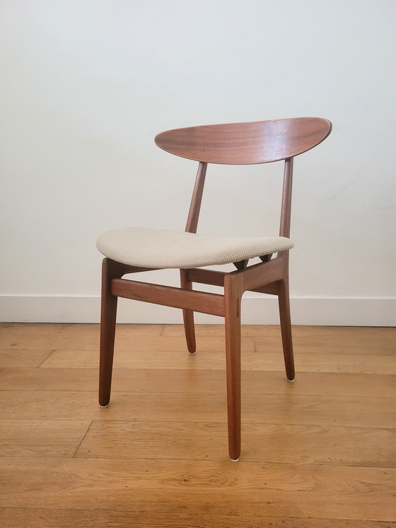 Image 1 of Vintage Danish Dining Chair in Teak 1960s.