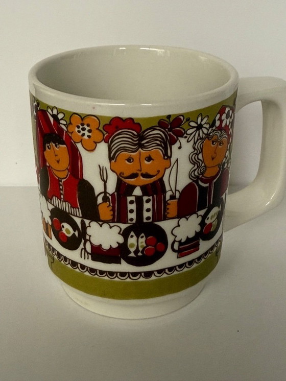 Image 1 of Folklore Noorwegen keukenset van 6