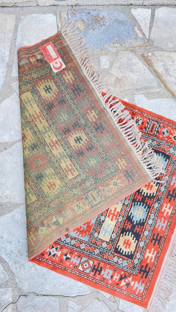 Image 1 of Vintage silk and cotton rugs