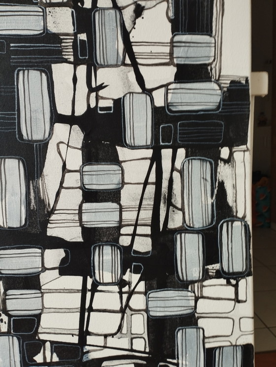 Natia Antadze Abstracte Compositie XXL – Schilderijen & Tekeningen, Canvas (photo 15 of 15)