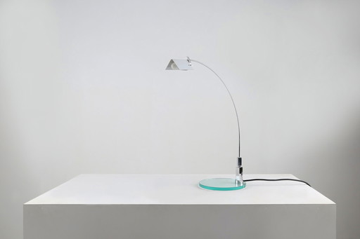 Lampada da tavolo vintage italiana Fontana Arte Falena di Alvaro Siza