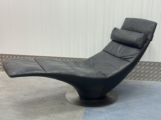 Image 1 of Italiaans design Natuzzi Lederen stoel loungestoel fauteuil