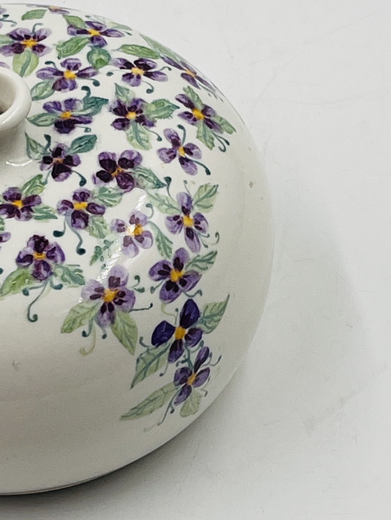 Image 1 of Keramik-Soliflore mit der Signatur "Donche".