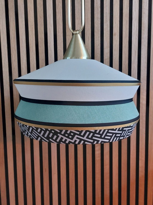 Servomuto Calypso Antigua Pendelleuchte im Contardi-Art-Deco-Stil