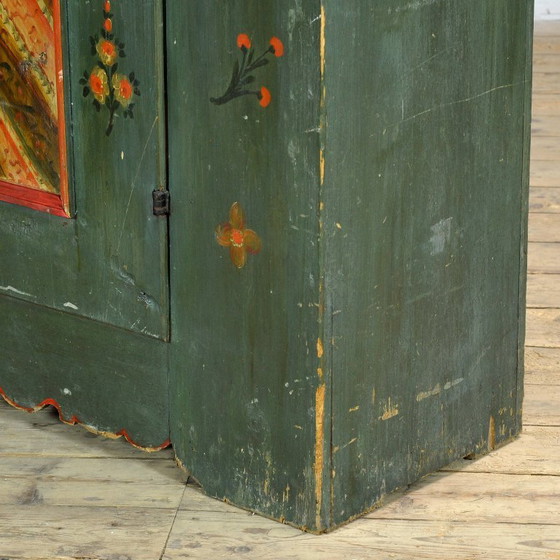Armario nupcial de pino, fechado en 1815. – Iron, Wood (photo 13 of 14)