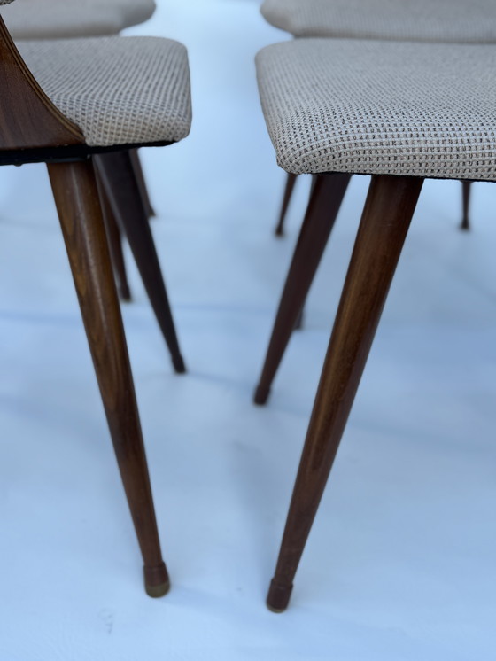 Image 1 of Satz von vier MCM-Esszimmerstühlen