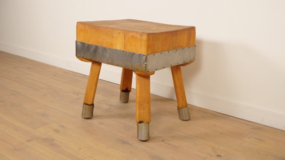 Vintage Butcher Block | Plant Stand – Plant table, Wood (photo 3 of 8)