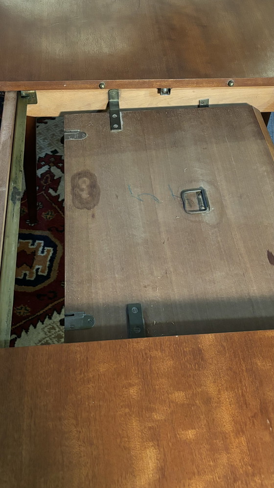 Image 1 of Mid-century jaren 60 teak houten eettafel 