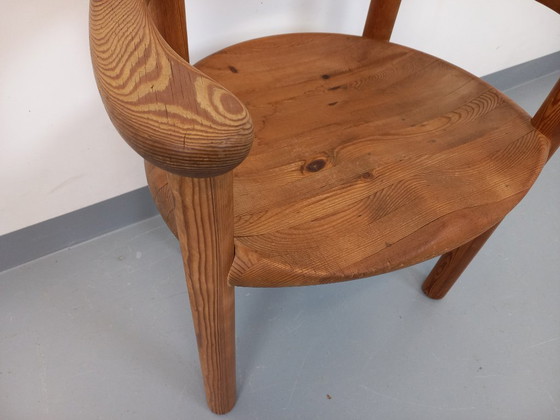 Image 1 of Rainer Daumiller vintage Scandinavian armchair in pine from the 70s