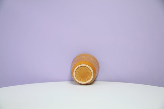 Image 1 of light brown West Germany flowerpot