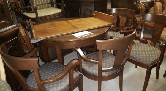 Image 1 of Bannink Art Nouveau dining table