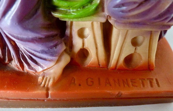 Image 1 of Image ancienne de la Cène, italienne, A. Giannetti.