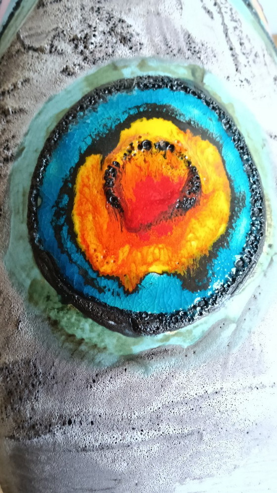 Image 1 of Scheurich Fat Lava Bullseye, Allemagne de l'Ouest – Très grand