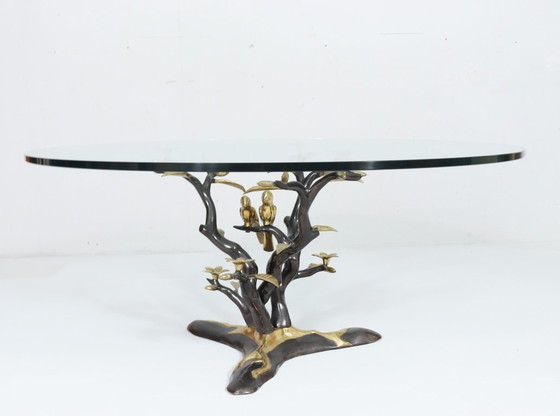 Image 1 of Table basse Hollywood Regency par Willy Daro, Belgique, années 1970