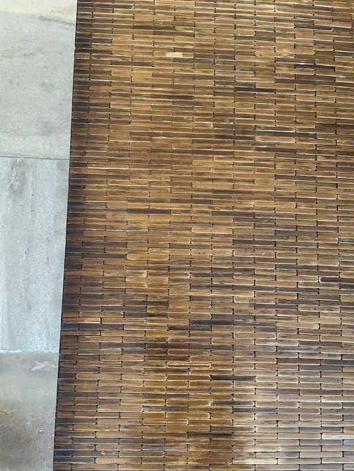 Table basse en bambou
