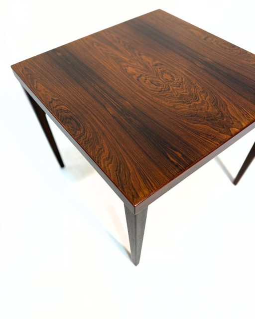 Table basse vintage en palissandre danoise du Mid Century