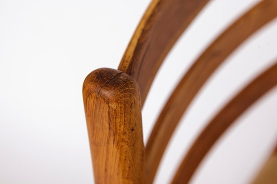 Image 1 of 4 sedie vintage in rovere svedese | Alb Johansson & Söner | anni '60 | Una sedia riparata scontata