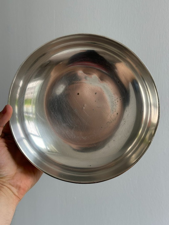 Image 1 of Ciotola in metallo argentato antico