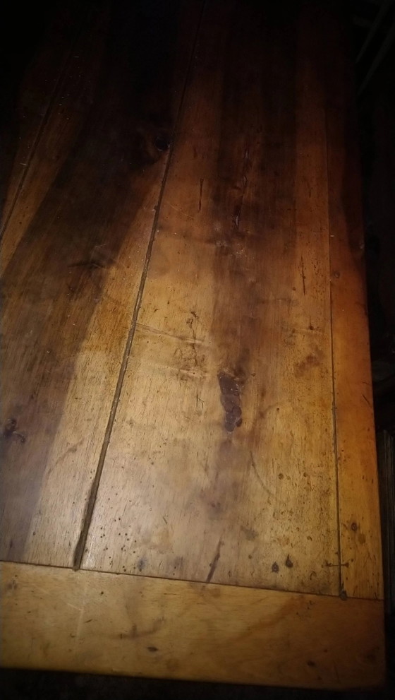 Bresse boerderijtafel in walnoot – Eettafels, Vintage (photo 7 of 16)