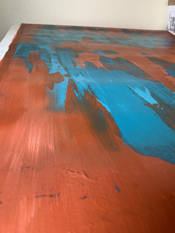 Image 1 of Dipinto originale Alessandro Criscito - "Inhabiting the Pause B" (2026) + Certificato di Autenticità