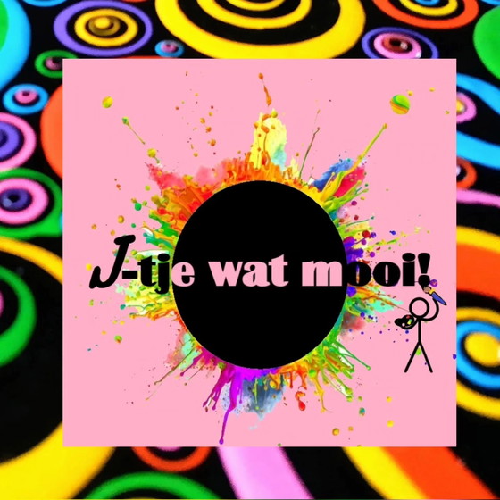 Image 1 of Uniek groot schilderij " In Verbinding"